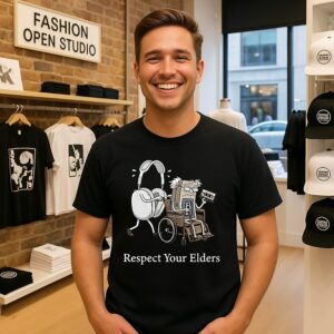 Gaming & Tech Focus Respect Your Elders T-Shirt