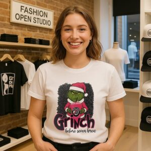 Grinch Before Seven Brew Christmas T-Shirt