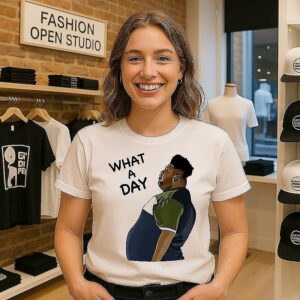 Heavy-Set Man Price What A Day Funny T-Shirt