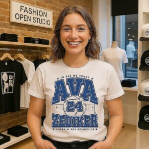 In Ava We Trust Ava Zediker Guard Des Moines Ia T-Shirt