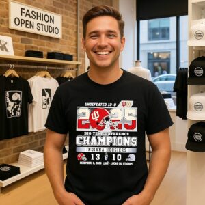 Indiana Hoosiers Big Ten Champions 2025 Undefeated 13-0 T-Shirt