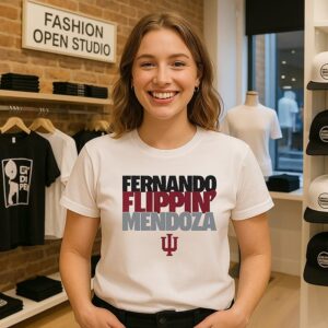 Indiana Hoosiers Fernando Flippin’ Mendoza T-Shirt