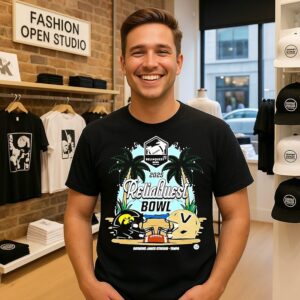 Iowa Hawkeyes Vs Vanderbilt Commodores 2025 Reliaquest Bowl Head To Head T-Shirt