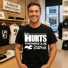 Jason Kelce Jalen Hurts Throwing Club Philadelphia Pa Chapter T-Shirt