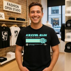 Kessel Run Less Than 12 Parsecs Corellian Engineering Corp Sn Yt 1300 T-Shirt