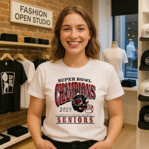 Kirbyville Youth Seniors Football 2025 Super Bowl Champions T-Shirt