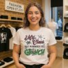 Mrs Claus But Married To The Grinch Christmas T-Shirt