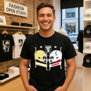 Navy Midshipmen Vs Cincinnati Bearcats 2025 Autozone Liberty Bowl Head To Head T-Shirt