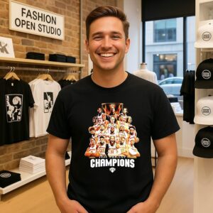 New York Knicks 2025 NBA Cup Champions Trophy T-Shirt