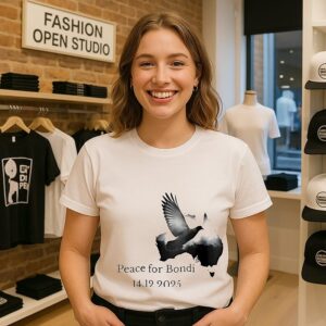 Peace For Bondi 14.12.25 Bondi Beach Shooting Australia Solidarity T-Shirt