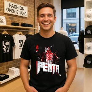 Penta Burst Wwe Vintage T-Shirt