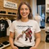 Santa Claus Drink Beer Christmas Cheers To Whatever This Year Was T-Shirt