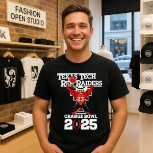 Texas Tech Red Raiders Orange Bowl 2025 Cfp Mascot T-Shirt