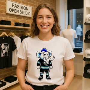 Tusky The Utah Mammoth Unveil Their Mascot T-Shirt