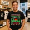 Warm Holiday Wishes Christmas Lights Dumpster Fire T-Shirt
