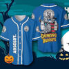 Absolut Vodka Halloween Freddy And Jason Drinking Buddies Baseball Jersey