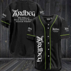 Ardbeg Scotch Whisky Baseball Jersey