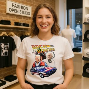 Back To The Border Trump Parody Caricature T-Shirt