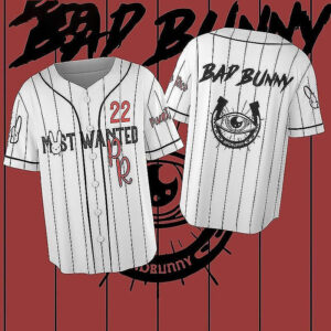 Bad Bunny Most Wanted Tour Gift For Fan Baseball Jersey