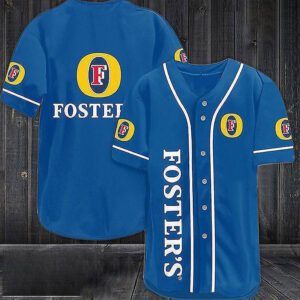 Blue Foster’s Lager Baseball Jersey