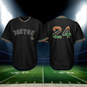 Boston Red Sox 2024 Black And African American Celebration Baseball Jersey