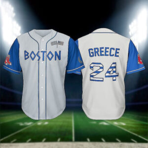 Boston Red Sox Greek Celebration Gift Baseball Jersey
