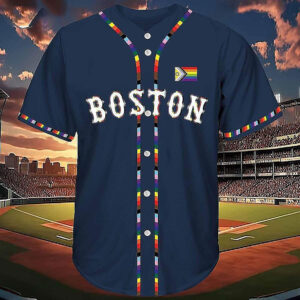 Boston Red Sox Pride Gift 2024 Baseball Jersey