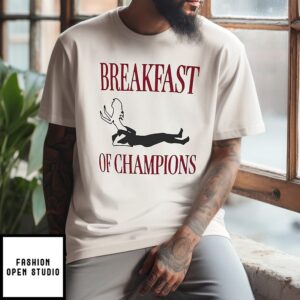 Breakfast Of Champions Meme Caricature T-Shirt