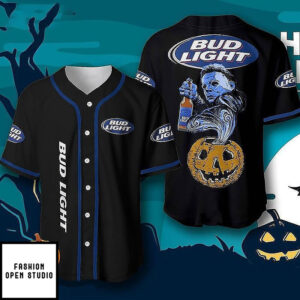 Bud Light Michael Myers Halloween Baseball Jersey