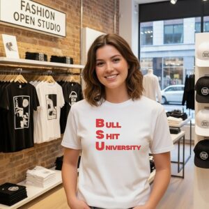 Bull Shit University Bsu Football T-Shirt