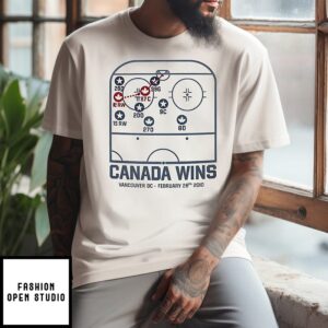 Canada Hockey Wins Vancouver February 26th 2010 T-Shirt
