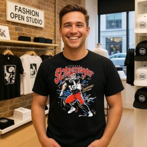 Carson Schwesinger Cleveland Browns NFL Player Scribble Signature T-Shirt