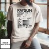 Cat Holidng Rifle Raygun Repeat Test Print T-Shirt