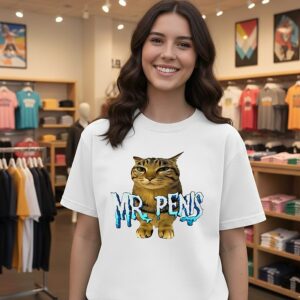 Cat Mr Penis T-Shirt