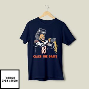 Chicago Football Caleb Cheese Grater Caleb The Grate T-Shirt