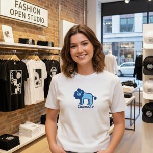 Columbia Doodle Lion Columbia T-Shirt