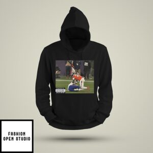 Denver Broncos Vs Buffalo Bills Viral Tackle Controversial NFL Interception Play Meme Hoodie