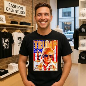 Donald Trump Wearong Sunglasses Taking Care Of Business T-Shirt