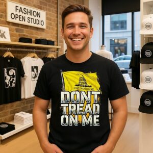 Don’t Tread On Me Wavy Gadsden Flag T-Shirt