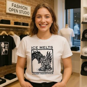 Dragon Ice Melts Under Resistance Anti Ice T-Shirt