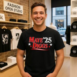 Drake Maye-Stefon Diggs ’25 New England Patriots T-Shirt