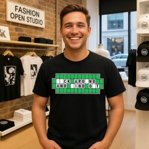 Fafo Fuck Around And Find Out Solve The Puzzle Crossword T-Shirt