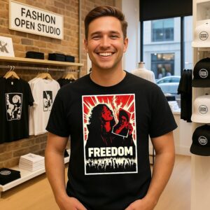 Freedom Iran Revolution Smoking Persian Girl T-Shirt