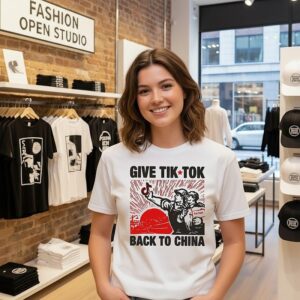 Give Tiktok Back To China Vintage T-Shirt