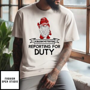 Gnome Aebleskiver Tester Reporting For Duty T-Shirt
