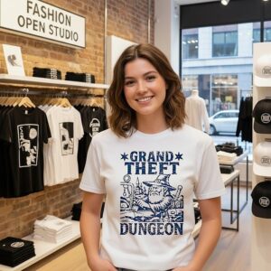 Grand Theft Dungeon D And D Parody T-Shirt