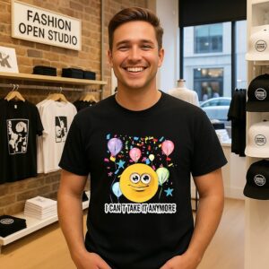 I Can’t Take It Anymore Party Emoji T-Shirt