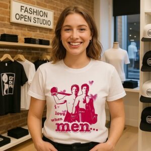 I Love When Men Heated Rivalry Tv Series 2025 Graphic T-Shirt