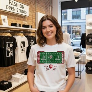 Indiana Hoosiers Cfp Rose Bowl Champions Field Stadium T-Shirt