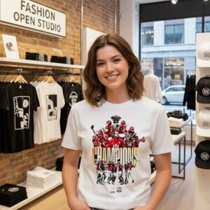 Indiana Hoosiers Champions Playoff Semifinal Chick Fil A Peach Bowl 2026 Never Daunted Poster T-Shirt